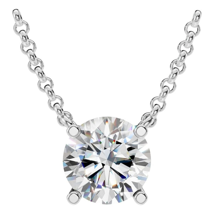 Solitaire Necklace Mounting - Round 7.20-7.40mm