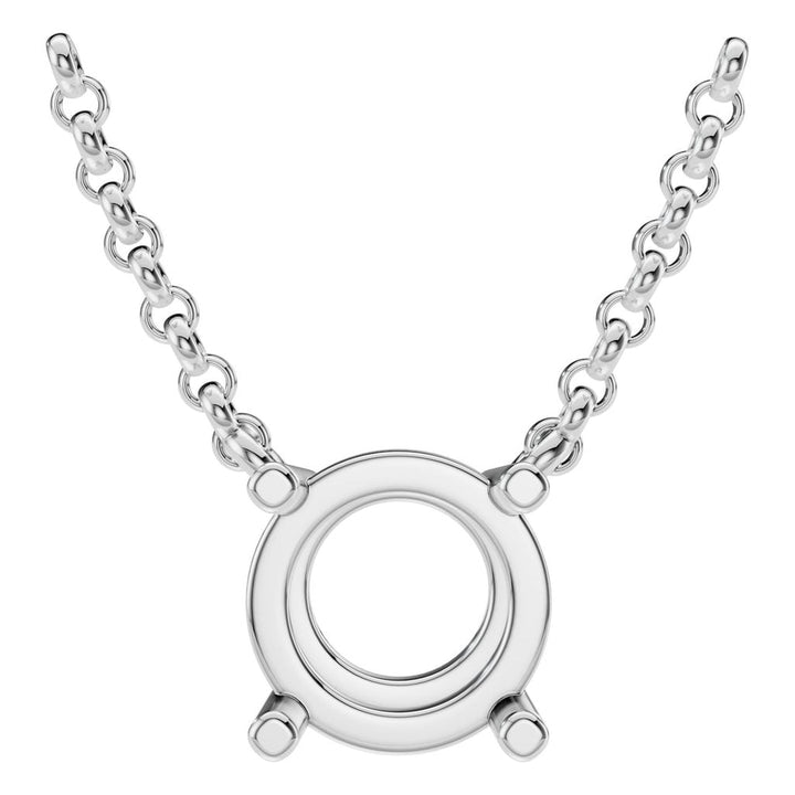 Solitaire Necklace Mounting - Round 7.20-7.40mm