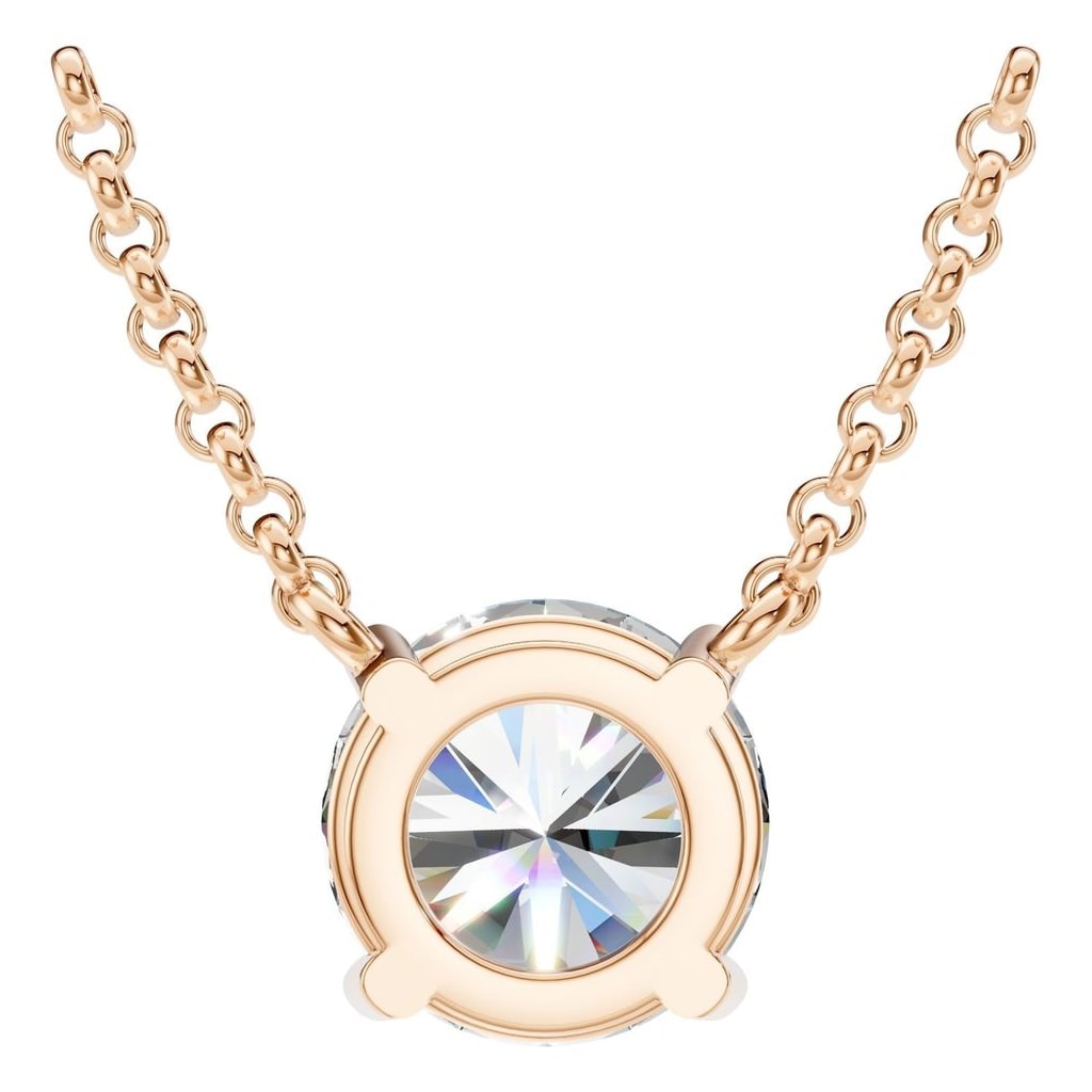 NE-1052 Rose Gold Necklace SET - BACK