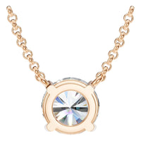 NE-1052 Rose Gold Necklace SET - BACK