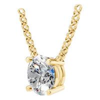 NE-1052 Yellow Gold Necklace SET - ANGLE