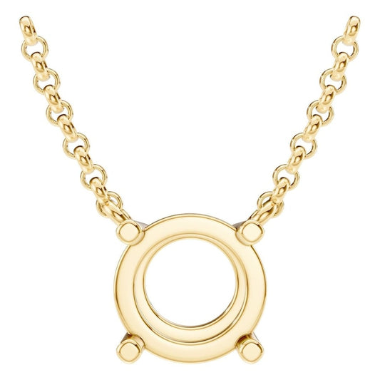 NE-1052 Yellow Gold Necklace UNSET - Main View