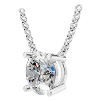 NE-1052 White Gold Necklace SET - ANGLE