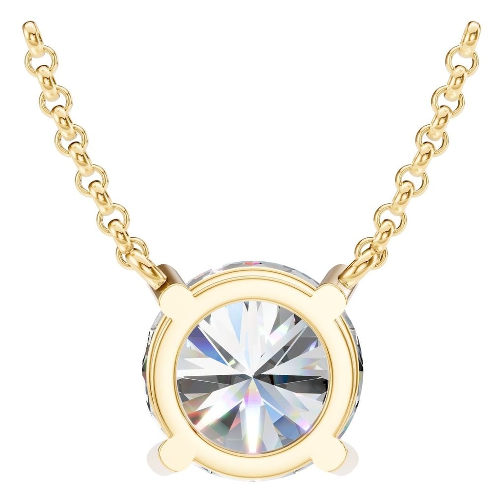 NE-1052 Yellow Gold Necklace SET - BACK