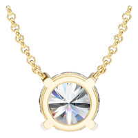NE-1052 Yellow Gold Necklace SET - BACK