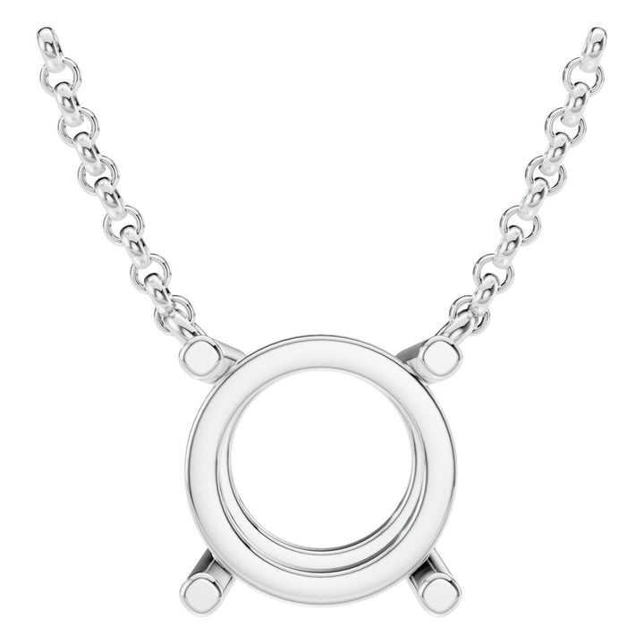 Solitaire Necklace Mounting - Round 9.2mm