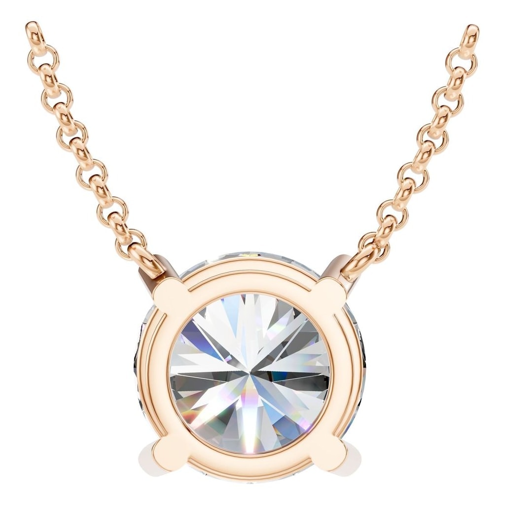 NE-1052 Rose Gold Necklace SET - BACK