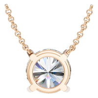 NE-1052 Rose Gold Necklace SET - BACK
