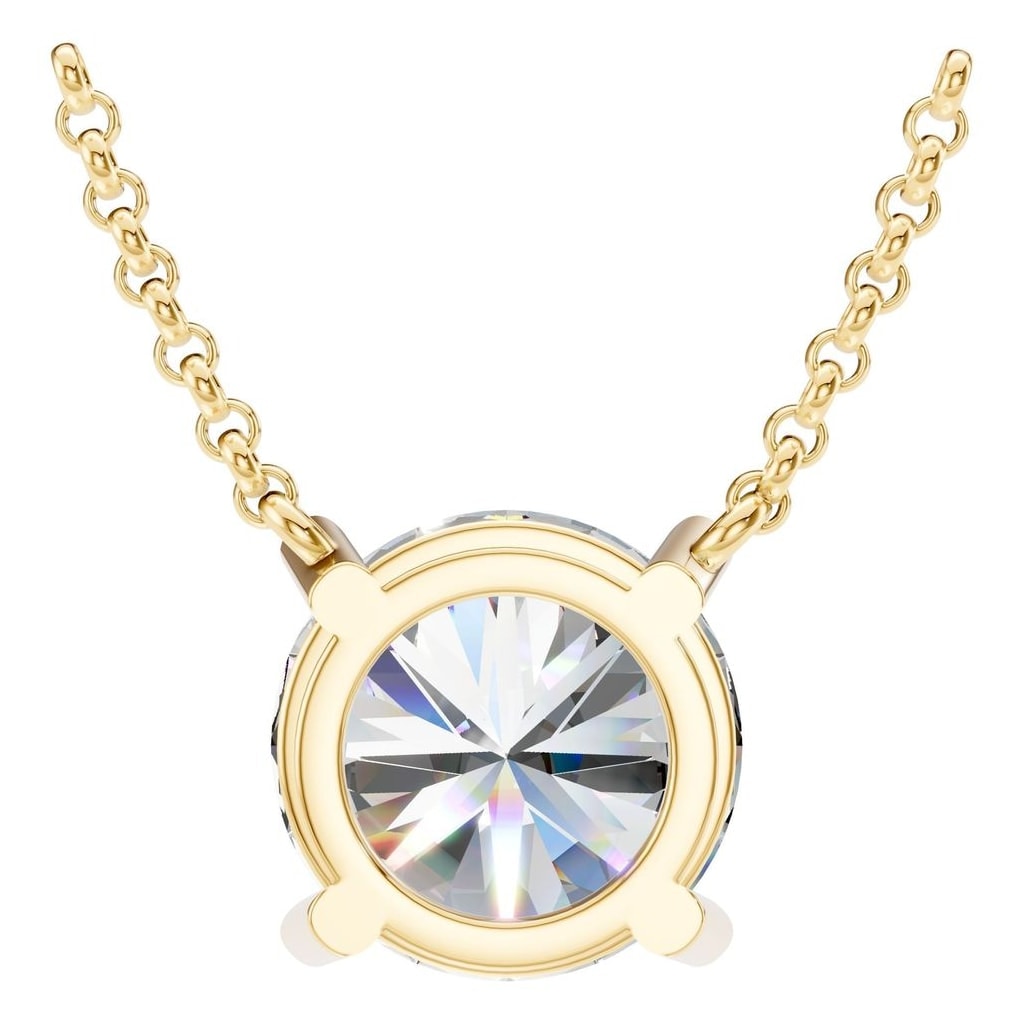 NE-1052 Yellow Gold Necklace SET - BACK