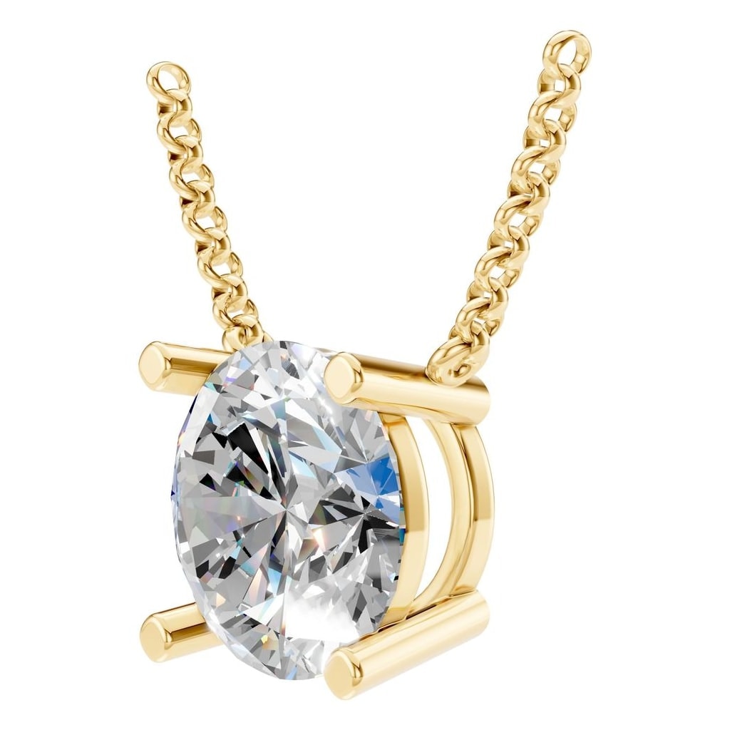 NE-1052 Yellow Gold Necklace SET - ANGLE