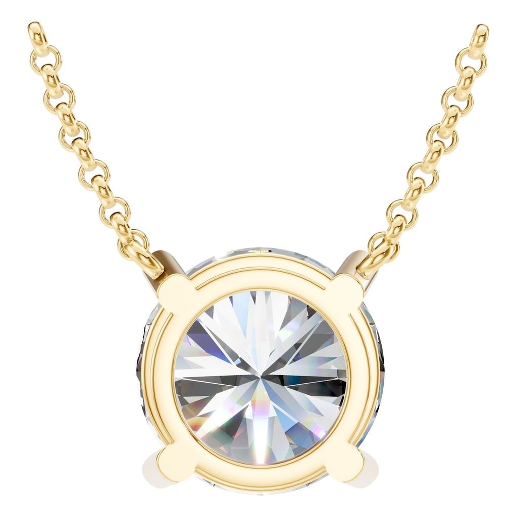 NE-1052 Yellow Gold Necklace SET - BACK