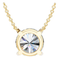 NE-1052 Yellow Gold Necklace SET - BACK