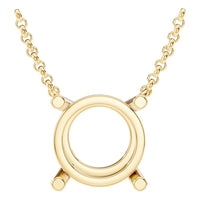 NE-1052 Yellow Gold Necklace UNSET - Main View