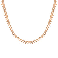 NE-5556 Rose Gold Necklace UNSET - Main View