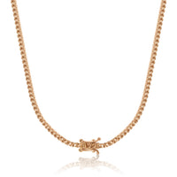NE-9515 Rose Gold Necklace UNSET - BACK