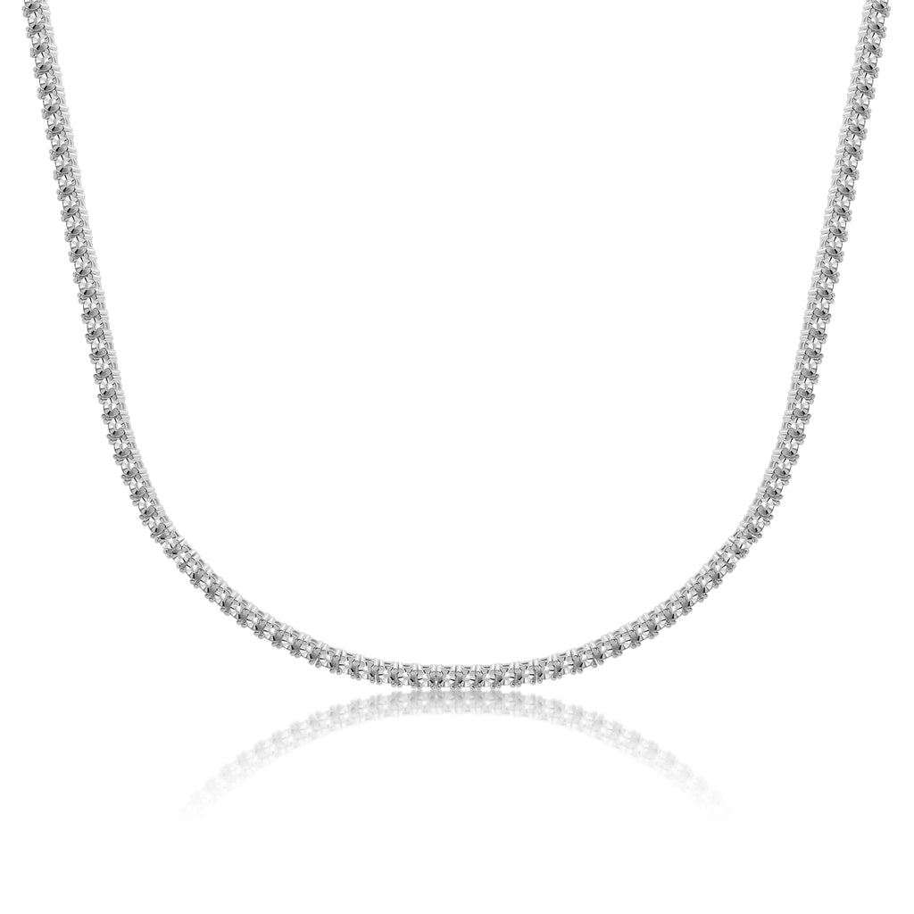 NE-9515 White Gold Necklace UNSET - Main View