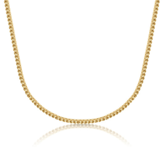 NE-9515 Yellow Gold Necklace UNSET - Main View