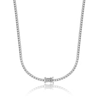 NE-9515 White Gold Necklace UNSET - BACK