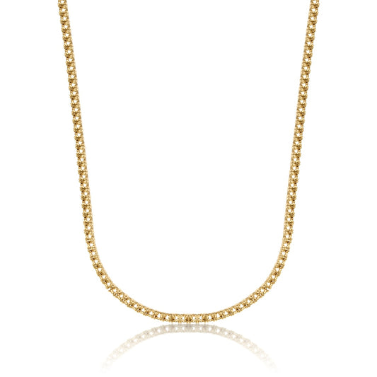 NE-9515 Yellow Gold Necklace UNSET - Main View