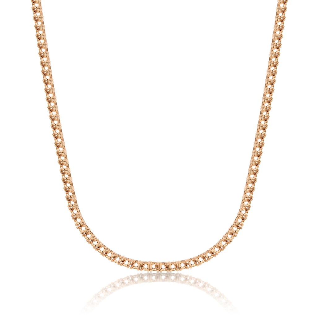 NE-9515 Rose Gold Necklace UNSET - Main View