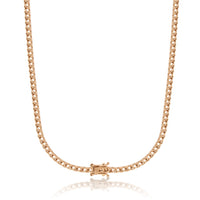 NE-9515 Rose Gold Necklace UNSET - BACK