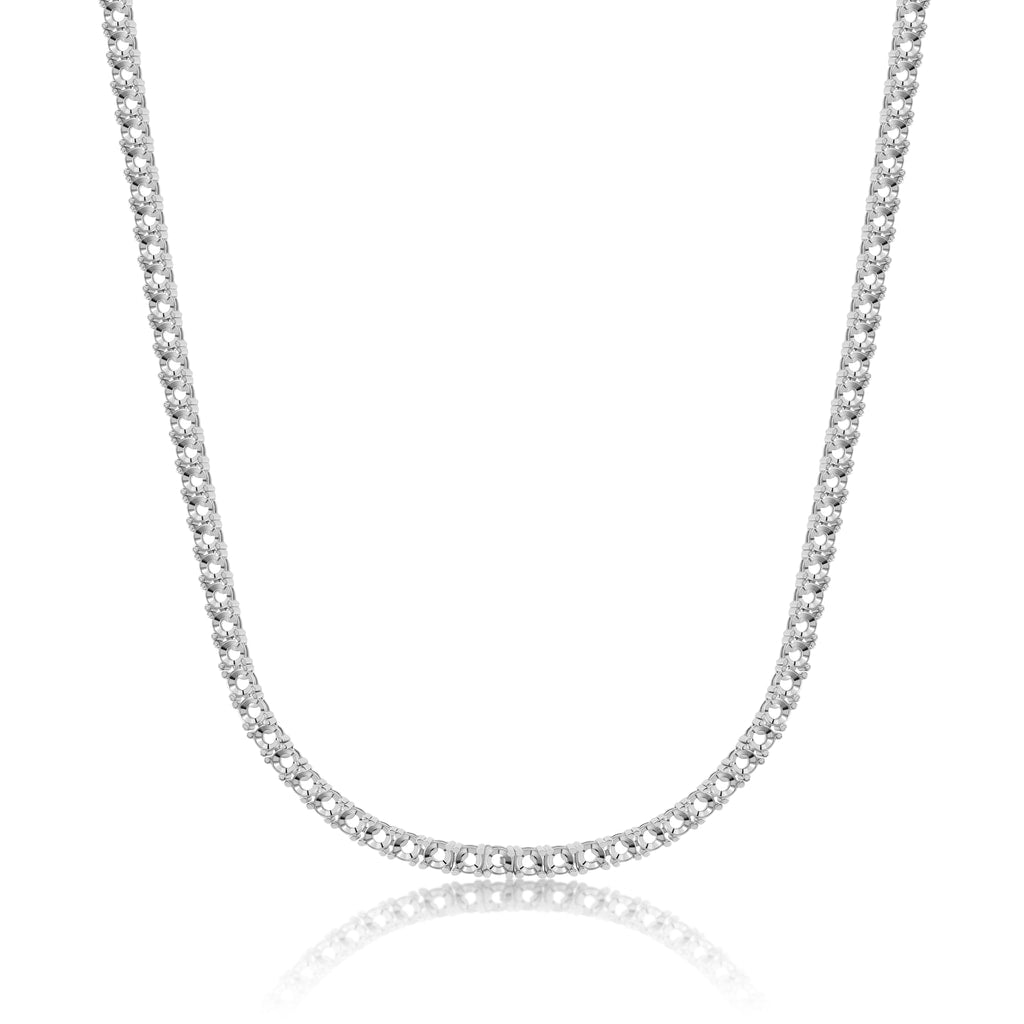 NE-9515 White Gold Necklace UNSET - Main View