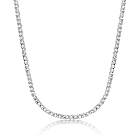 NE-9515 White Gold Necklace UNSET - Main View