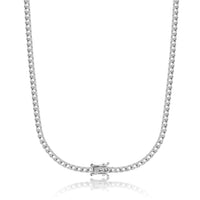 NE-9515 White Gold Necklace UNSET - BACK