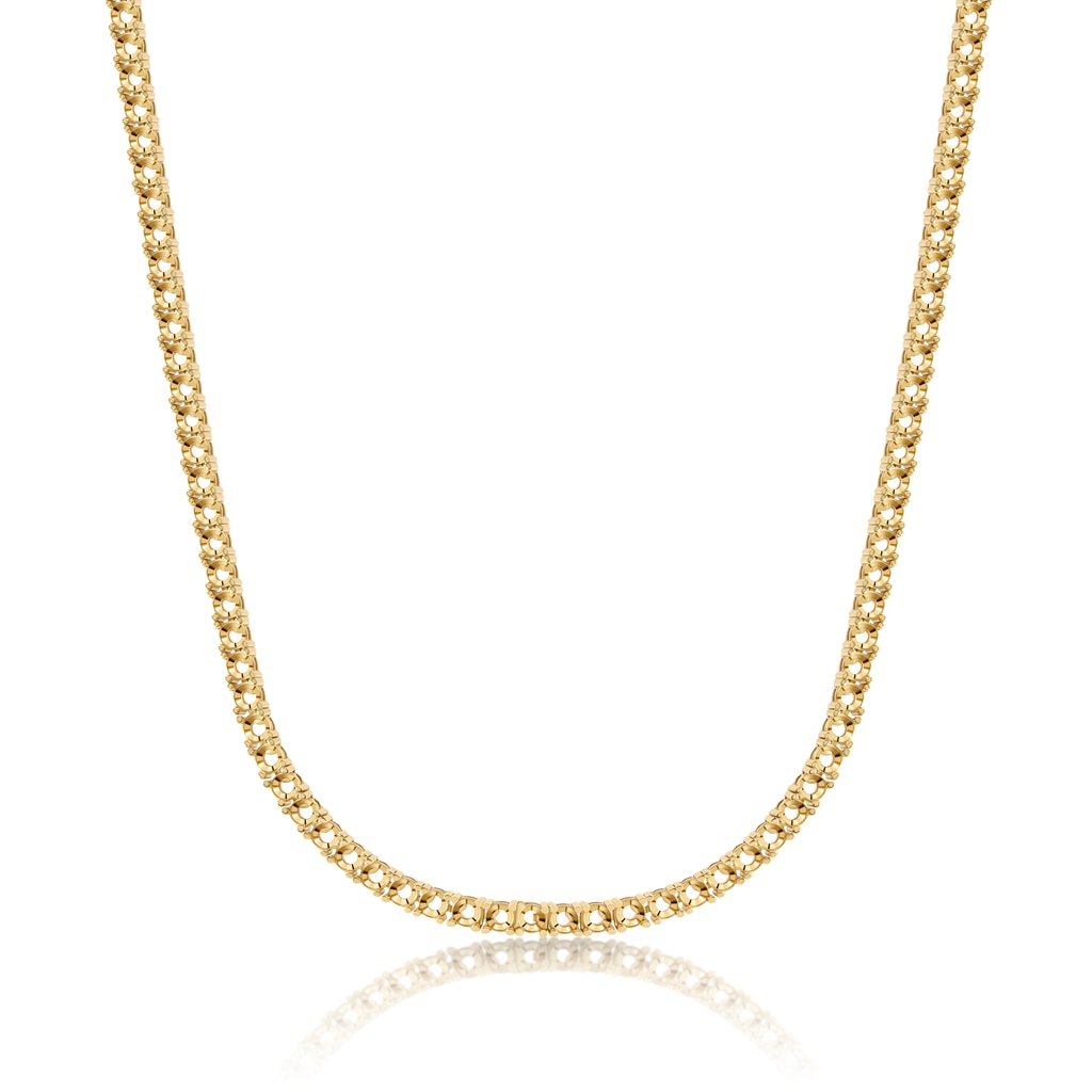 NE-9515 Yellow Gold Necklace UNSET - Main View