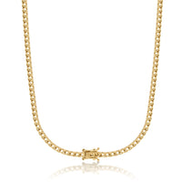 NE-9515 Yellow Gold Necklace UNSET - BACK