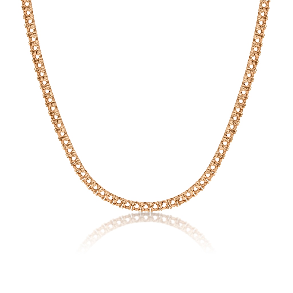 NE-9515 Rose Gold Necklace UNSET - Main View