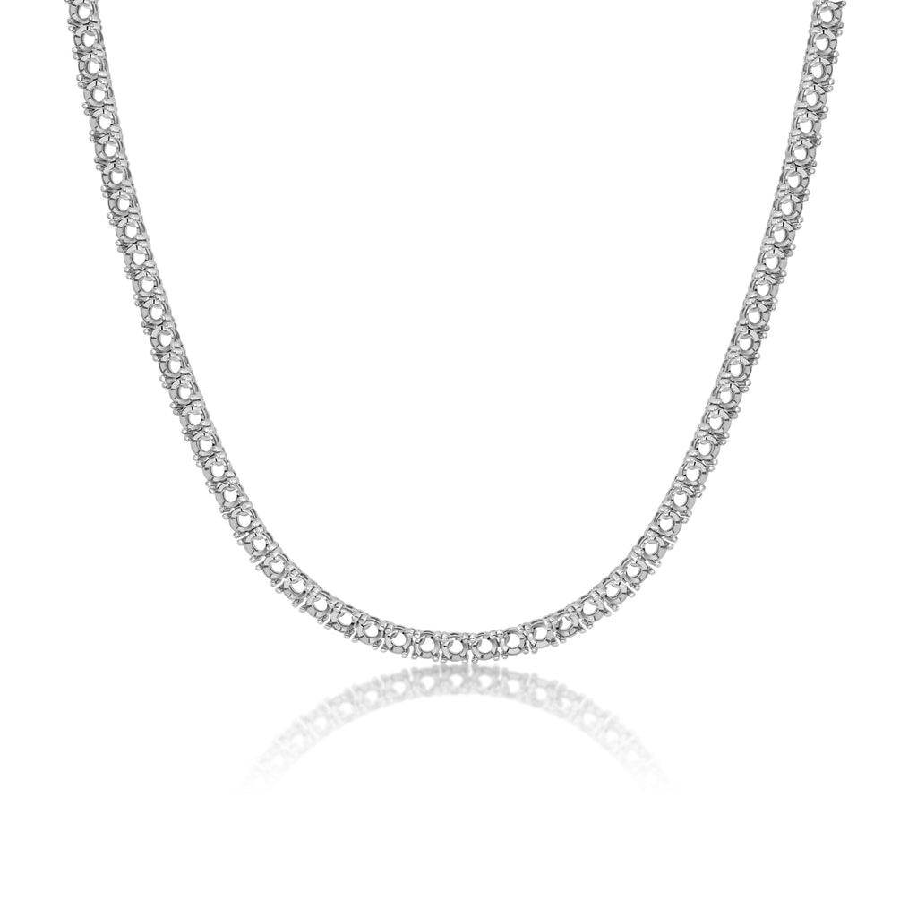 NE-9515 White Gold Necklace UNSET - Main View