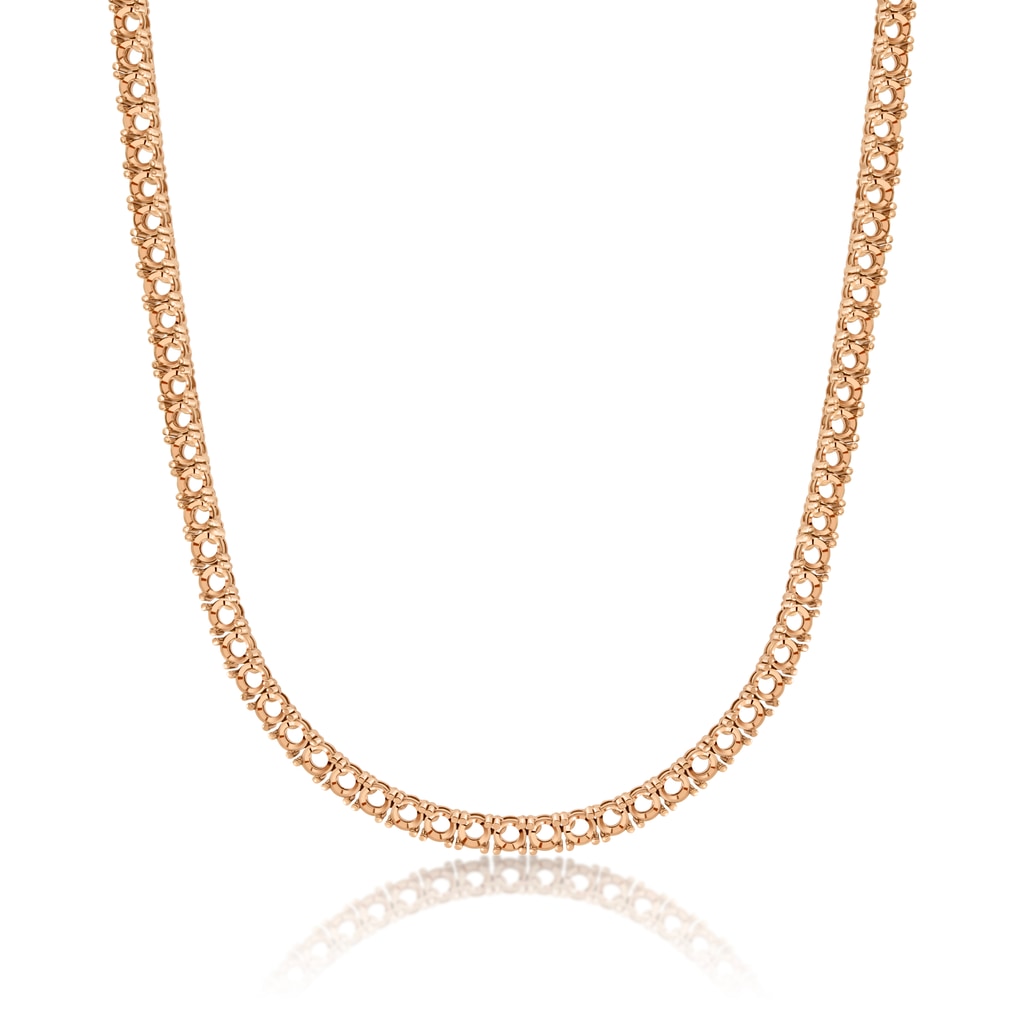 NE-9515 Rose Gold Necklace UNSET - Main View