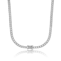 NE-9515 White Gold Necklace UNSET - BACK