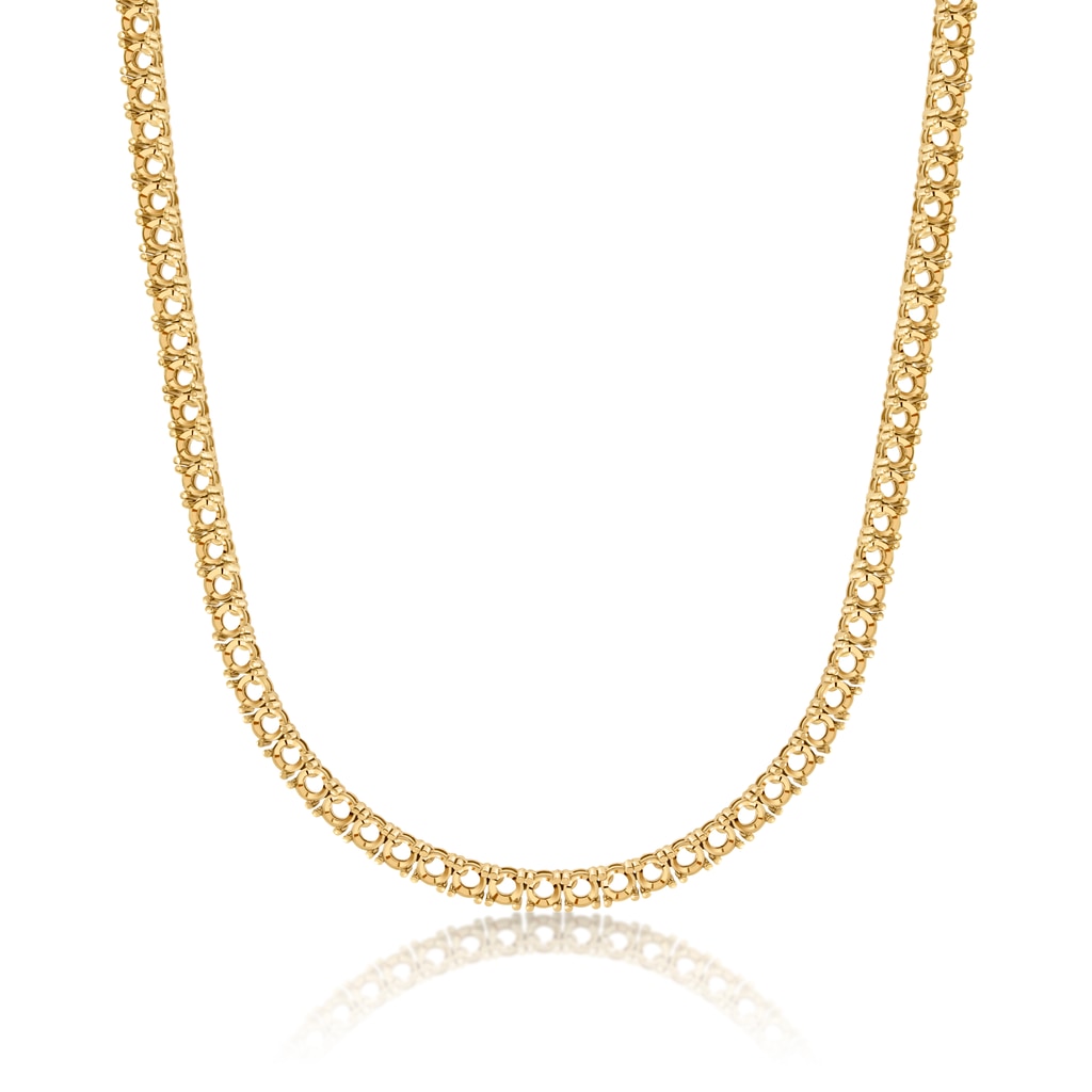 NE-9515 Yellow Gold Necklace UNSET - Main View