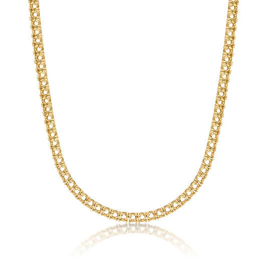 NE-9515 Yellow Gold Necklace UNSET - Main View