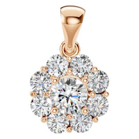 PE-0223 Rose Gold Pendant SET - Main View