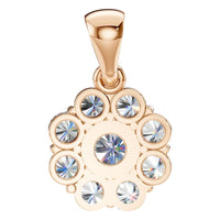 PE-0223 Rose Gold Pendant SET - BACK