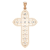 PE-0644 Rose Gold Pendant SET - BACK