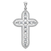 PE-0644 White Gold Pendant SET - Main View
