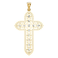 PE-0644 Yellow Gold Pendant SET - BACK