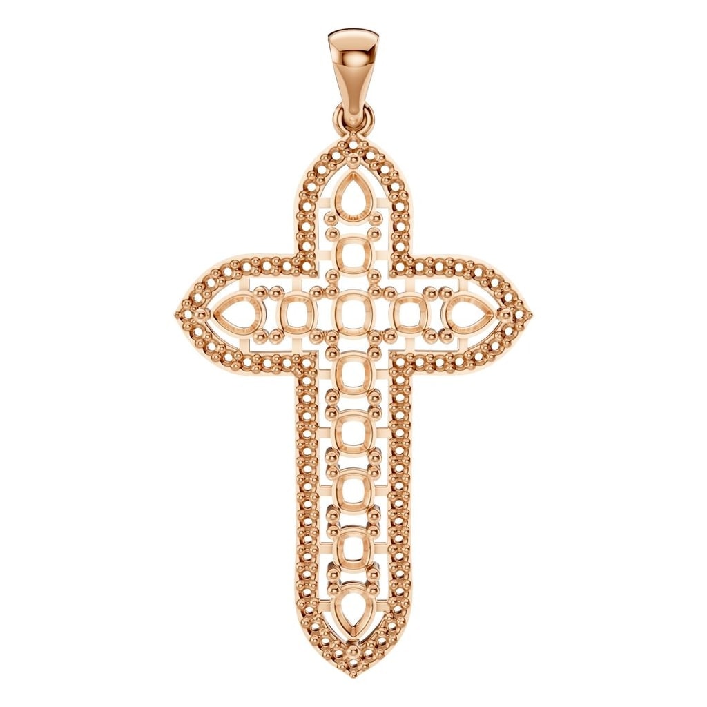 PE-0644 Rose Gold Pendant UNSET - Main View