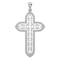 PE-0644 White Gold Pendant UNSET - Main View