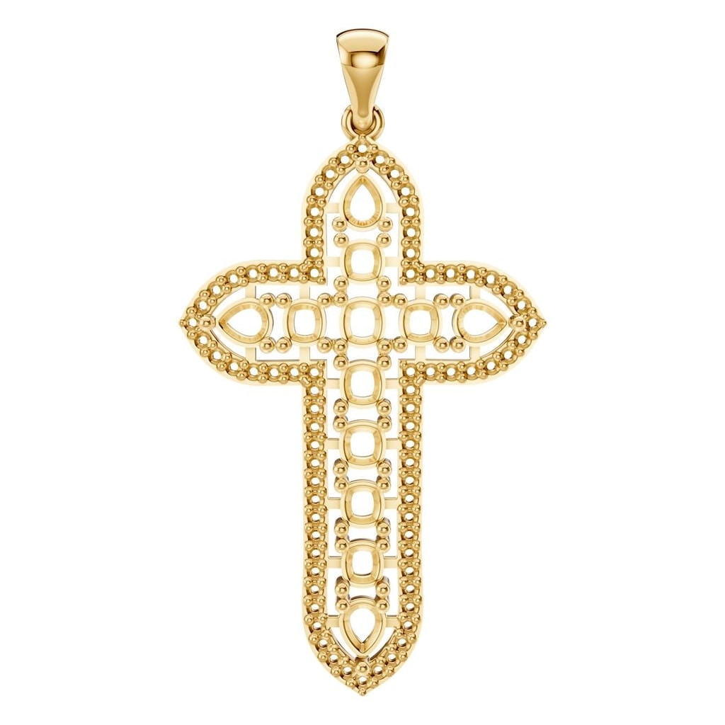 PE-0644 Yellow Gold Pendant UNSET - Main View