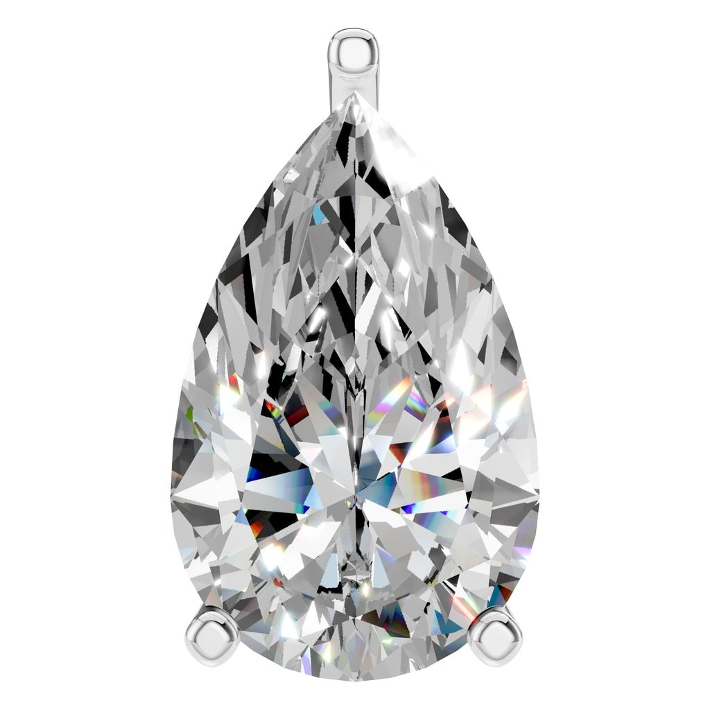 PE-0662 White Gold Pendant SET - Main View