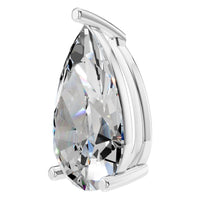 PE-0662 White Gold Pendant SET - Angle View