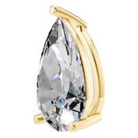 PE-0662 Yellow Gold Pendant SET - Angle View