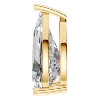 PE-0662 Yellow Gold Pendant SET - Side View