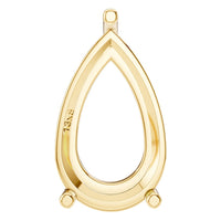 PE-0662 Yellow Gold Pendant UNSET - Main View