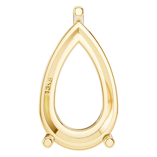 PE-0662 Yellow Gold Pendant UNSET - Main View